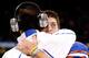 NEW ORLEANS - JANUARY 01: Tim Tebow #15 of the Florida Gators hugs his head coach Urban Meyer after scoring a touchdown against the Cincinnati Bearcats during the Allstate Sugar Bowl at the Louisana Superdome on January 1, 2010 in New Orleans, Louisiana. (Photo by Kevin C. Cox/Getty Images)