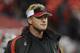 ATLANTA - DECEMBER 14: Coach Jon Gruden of the Tampa Bay Buccaneers directs play against the Atlanta Falcons at the Georgia Dome on December 14, 2008 in Atlanta, Georgia. (Photo by Al Messerschmidt/Getty Images)