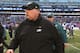 EAST RUTHERFORD, NJ - DECEMBER 30: Head coach Andy Reid of the Philadelphia Eagles walks off the field after the game against the New York Giants at MetLife Stadium on December 30, 2012 in East Rutherford, New Jersey. The New York Giants defeated the Philadelphia Eagles 42-7. (Photo by Elsa/Getty Images)