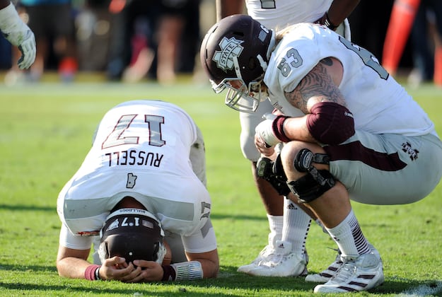 Russell's Worst Day Dooms Miss State in Gator Bowl