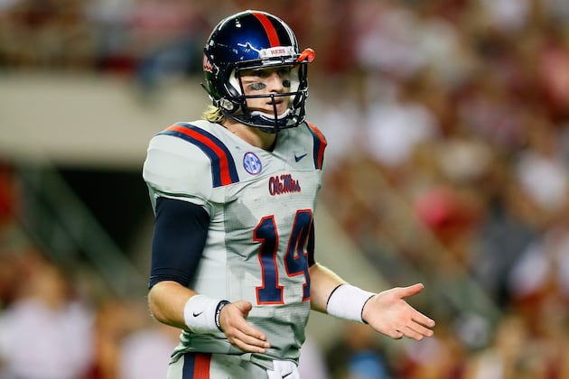 Frigid Temps Rankle Ole Miss' Quarterbacks
