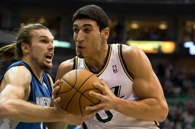 Jazz's Kanter Doubtful for Game at Phoenix