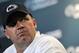 STATE COLLEGE, PA - SEPTEMBER 01: Head coach Bill O'Brien of the Penn State Nittany Lions speaks to the media after losing to the Ohio Bobcats at Beaver Stadium on September 1, 2012 in State College, Pennsylvania. The Bobcats won 24-14. (Photo by Patrick Smith/Getty Images)