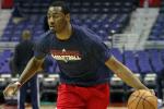 Wizards' John Wall Practices for 1st Time This Season 
