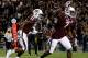 COLLEGE STATION, TX - NOVEMBER 24: Uzoma Nwachukwa #7 celebrates his second quarter touchdown alongside teammate Malcome Kennedy #84 of Texas A&M Aggies during their game against the Missouri Tigers at Kyle Field on November 24, 2012 in College Station, Texas. (Photo by Scott Halleran/Getty Images)
