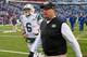ORCHARD PARK, NY - DECEMBER 30: Head coach Rex Ryan and Mark Sanchez #6 of the New York Jets walk off the field after losing to the Buffalo Bills 28-9 at Ralph Wilson Stadium on December 30, 2012 in Orchard Park, New York. (Photo by Rick Stewart/Getty Images)