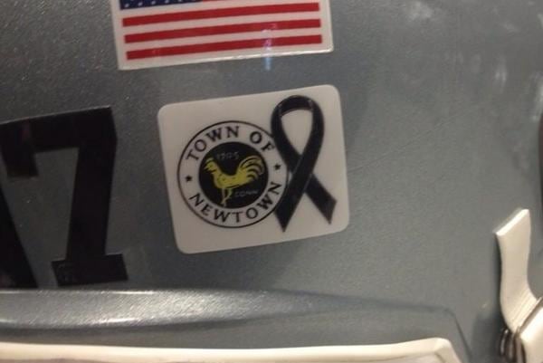 PHOTO: Kansas State Fiesta Helmets to Feature Newtown Sticker