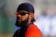 SAN FRANCISCO, CA - OCTOBER 25: Prince Fielder #28 of the Detroit Tigers looks on during batting practice against the San Francisco Giants during Game Two of the Major League Baseball World Series at AT&T Park on October 25, 2012 in San Francisco, California. (Photo by Jason O. Watson/Getty Images)