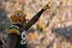 GREEN BAY, WI - SEPTEMBER 30: Greg Jennings #85 of the Green Bay Packers celebrates a touchdown catch against the New Orleans Saints at Lambeau Field on September 30, 2012 in Green Bay, Wisconsin. The Packers defeated the Sanits 28-27. (Photo by Jonathan Daniel/Getty Images)