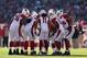 SAN FRANCISCO, CA - DECEMBER 30: The Arizona Cardinals huddle together during their game against the San Francisco 49ers at Candlestick Park on December 30, 2012 in San Francisco, California. (Photo by Ezra Shaw/Getty Images)