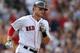 BOSTON, MA - AUGUST 8: Will Middlebrooks #64 of the Boston Red Sox rounds the bases on his home run in the seventh inning against the Boston Red Sox at Fenway Park August 8, 2012 in Boston, Massachusetts. (Photo by Jim Rogash/Getty Images)