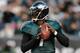 PHILADELPHIA, PA - DECEMBER 18: Michael Vick #7 of the Philadelphia Eagles drops back for a pass against the New York Jets at Lincoln Financial Field on December 18, 2011 in Philadelphia, Pennsylvania. (Photo by Patrick McDermott/Getty Images)