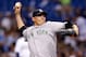 ST PETERSBURG, FL - SEPTEMBER 04: Pitcher Freddy Garcia #36 of the New York Yankees pitches against the Tampa Bay Rays during the game at Tropicana Field on September 4, 2012 in St. Petersburg, Florida. (Photo by J. Meric/Getty Images)