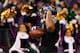 BALTIMORE, MD - DECEMBER 23: Running back Ray Rice #27 of the Baltimore Ravens celebrates after catching a first half touchdown pass against the New York Giants at M&T Bank Stadium on December 23, 2012 in Baltimore, Maryland. (Photo by Rob Carr/Getty Images)