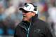 CHARLOTTE, NC - DECEMBER 23: Head coach Ron Rivera of the Carolina Panthers reacts to a call against the Oakland Raiders during their game at Bank of America Stadium on December 23, 2012 in Charlotte, North Carolina. (Photo by Streeter Lecka/Getty Images)