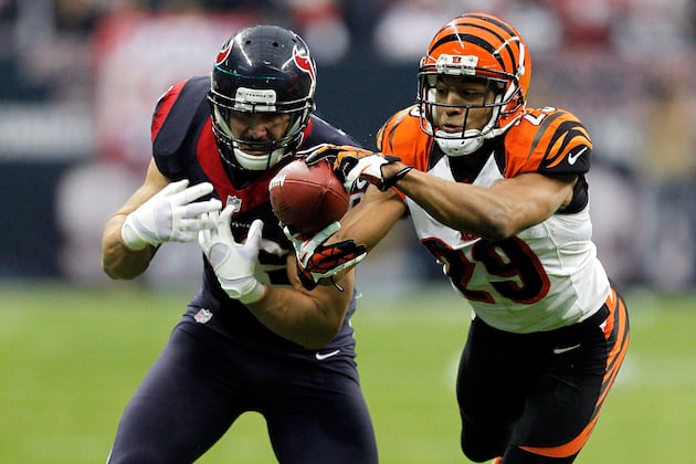 Leon Hall's Huge Pick-Six Against Texans