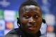LONDON, ENGLAND - NOVEMBER 20: Mapou Yanga-Mbiwa of Montpellier faces the media during a Montpellier Herault SC press conference ahead of tomorrow's UEFA Champions League Group B match against Arsenal at Emirates Stadium on November 20, 2012 in London, England. (Photo by Mike Hewitt/Getty Images)