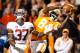 KNOXVILLE, TN - OCTOBER 20: Cordarrelle Patterson #84 of the Tennessee Volunteers pulls in this reception against Robert Lester #37 of the Alabama Crimson Tide at Neyland Stadium on October 20, 2012 in Knoxville, Tennessee. (Photo by Kevin C. Cox/Getty Images)