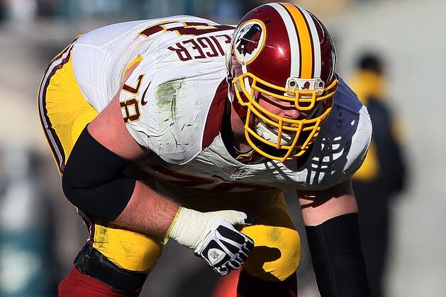 Redskins LG Kory Lichtensteiger Re-Injures Ankle