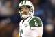 NASHVILLE, TN - DECEMBER 17: Quarterback Mark Sanchez #6 of the New York Jets walks off the field after a play in the fourth quarter against the Tennessee Titans at LP Field on December 17, 2012 in Nashville, Tennessee. (Photo by Andy Lyons/Getty Images)