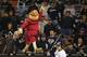 SAN DIEGO, CA - APRIL 7: The San Diego Padres mascot cheers with the crowd during the MLB game against the Pittsburgh Pirates on April 7, 2005 at Petco Park in San Diego, California. The Padres defeated the Pirates 1-0 in 12 innings. (Photo By Lisa Blumenfeld/Getty Images)