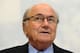 BURTON-UPON-TRENT, ENGLAND - NOVEMBER 21: OVEMBER 21: In this handout image provided by The FA, FIFA President Joseph S Blatter looks on during a visit to St Georges Park on November 21, 2012 in Burton-upon-Trent, England. (Photo by Chris Brunskill/The FA via Getty Images)
