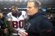 FOXBORO, MA - DECEMBER 10: Head coach Bill Belichick of the New England Patriots shakes hands with Andre Johnson #80 of the Houston Texans after Patriot win at Gillette Stadium on December 10, 2012 in Foxboro, Massachusetts. (Photo by Jim Rogash/Getty Images)