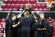 Dec 29, 2012; College Park, MD, USA; Maryland Terrapins players huddle before the game against the Delaware State Hornets at Comcast Center. Mandatory Credit: Paul Frederiksen-USA TODAY Sports