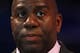 ORLANDO, FL - FEBRUARY 26: NBA legend Earvin 'Magic' Johnson looks on during the 2012 NBA All-Star Game at the Amway Center on February 26, 2012 in Orlando, Florida. NOTE TO USER: User expressly acknowledges and agrees that, by downloading and or using this photograph, User is consenting to the terms and conditions of the Getty Images License Agreement. (Photo by Ronald Martinez/Getty Images)