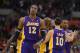 LOS ANGELES, CA - JANUARY 04: Dwight Howard #12 of the Los Angeles Lakers leaves the court as his team trails the Los Angeles Clippers late in the fourth quarter at Staples Center on January 4, 2013 in Los Angeles, California. The Lakers loss 107-102. NOTE TO USER: User expressly acknowledges and agrees that, by downloading and or using this photograph, User is consenting to the terms and conditions of the Getty Images License Agreement. (Photo by Harry How/Getty Images)