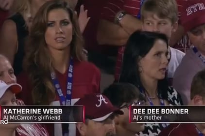 VIDEO: Brent Musburger Ogles Katherine Webb, Dee Dee Bonner