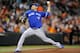 BALTIMORE, MD - SEPTEMBER 24: Ricky Romero #24 of the Toronto Blue Jays pitches against the Baltimore Orioles at Oriole Park at Camden Yards on September 24, 2012 in Baltimore, Maryland. (Photo by Greg Fiume/Getty Images)