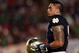 MIAMI GARDENS, FL - JANUARY 07: Manti Te'o #5 of the Notre Dame Fighting Irish warms up prior to playing against the Alabama Crimson Tide in the 2013 Discover BCS National Championship game at Sun Life Stadium on January 7, 2013 in Miami Gardens, Florida. (Photo by Mike Ehrmann/Getty Images)