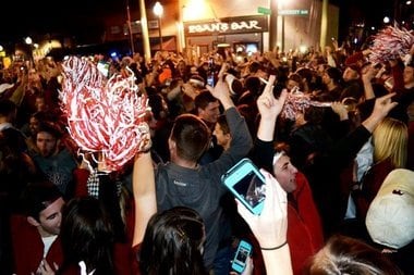 Alabama's BCS Rout of Notre Dame Sends Tide Fans into Tuscaloosa Streets, Again