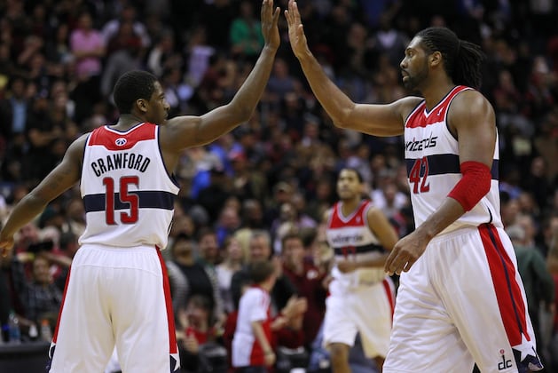 Wizards' Nene, Crawford out vs. Thunder