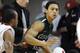 Dec 8, 2012; Raleigh, NC, USA; North Carolina State Wolfpack guard Lorenzo Brown (2) guards Cleveland State Vikings guard Bryn Forbes (2) during the second half at Reynolds Coliseum. The Wolfpack won 80-63. Mandatory Credit: Liz Condo-USA TODAY Sports