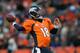 DENVER, CO - DECEMBER 30: Quarterback Peyton Manning #18 of the Denver Broncos passes against the Kansas City Chiefs during a game at Sports Authority Field Field at Mile High on December 30, 2012 in Denver, Colorado. The Broncos defeated the Chiefs 38-3. (Photo by Dustin Bradford/Getty Images)