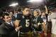 Jan 7, 2013; Miami, FL, USA; Notre Dame Fighting Irish linebacker Manti Te'o (5) leaves the field follow their defeat to the Alabama Crimson Tide in the 2013 BCS Championship game at Sun Life Stadium. Alabama won 42-14. Mandatory Credit: Matt Cashore-USA TODAY Sports
