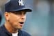 DETROIT, MI - OCTOBER 16: Alex Rodriguez #13 of the New York Yankees looks on during batting practice against the Detroit Tigers during game three of the American League Championship Series at Comerica Park on October 16, 2012 in Detroit, Michigan. (Photo by Leon Halip/Getty Images)