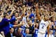 DURHAM, NC - JANUARY 08: Quinn Cook #2 of the Duke Blue Devils reacts after making a three-point basket against the Clemson Tigers during play at Cameron Indoor Stadium on January 8, 2013 in Durham, North Carolina. Duke won 68-40. (Photo by Grant Halverson/Getty Images)