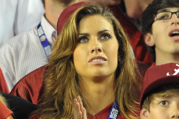 AJ McCarron's Girlfriend Katherine Webb Defends ESPN's Brent Musburger