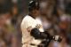 SAN FRANCISCO - SEPTEMBER 26: Barry Bonds #25 of the San Francisco Giants looks on during his game against the San Diego Padres during a Major League Baseball game on September 26, 2007 at AT&T Park in San Francisco, California. (Photo by Jed Jacobsohn/Getty Images)