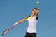 BRISBANE, AUSTRALIA - JANUARY 05: Andy Murray of Great Britain serves during his semi final match against Kei Nishikori of Japan during day seven of the Brisbane International at Pat Rafter Arena on January 5, 2013 in Brisbane, Australia. (Photo by Chris Hyde/Getty Images)
