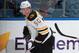 UNIONDALE, NY - SEPTEMBER 12: Jared Knight #50 of the Boston Bruins skates against the New York Islanders during a rookie game exhibition at Nassau Coliseum on September 12, 2011 in Uniondale, New York. The Bruins defeated the Islanders 8-5. (Photo by Bruce Bennett/Getty Images)