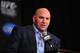 Dec 29, 2012; Las Vegas, NV, USA; UFC president Dana White speaks during post fight press conference at UFC 155 at the MGM Grand Garden Arena. Mandatory Credit: Gary A. Vasquez-USA TODAY Sports