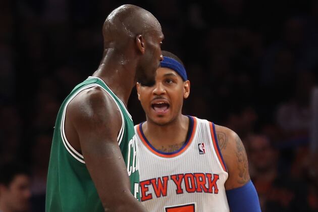 Debate: Did Carmelo Cross the Line in Pursuing KG After the Game?