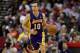 Jan 8, 2013; Houston, TX, USA; Los Angeles Lakers point guard Steve Nash (10) brings the ball up the court during the second quarter against the Houston Rockets at Toyota Center. Mandatory Credit: Troy Taormina-USA TODAY Sports