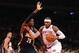 Nov 18, 2012; New York, NY, USA; New York Knicks small forward Carmelo Anthony (7) drives past Indiana Pacers center Ian Mahinmi (28) during the first quarter at Madison Square Garden. Mandatory Credit: Anthony Gruppuso-USA TODAY Sports