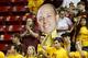 December 8, 2012; Tempe, AZ, USA; Arizona State Sun Devils fans hold up a sign of Sun Devils head coach Herb Sendek in the second half during a game against Cal State Northridge Matadors at Wells Fargo. Mandatory Credit: Rick Scuteri-USA TODAY Sports