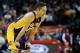 HOUSTON, TX - JANUARY 08: Steve Nash #10 of the Los Angeles Lakers waits on the court during the game against the Houston Rockets at Toyota Center on January 8, 2013 in Houston, Texas. Nash became just the fifth player in NBA history to reach 10,000 career assists Tuesday night. NOTE TO USER: User expressly acknowledges and agrees that, by downloading and or using this photograph, User is consenting to the terms and conditions of the Getty Images License Agreement. (Photo by Scott Halleran/Getty Images)